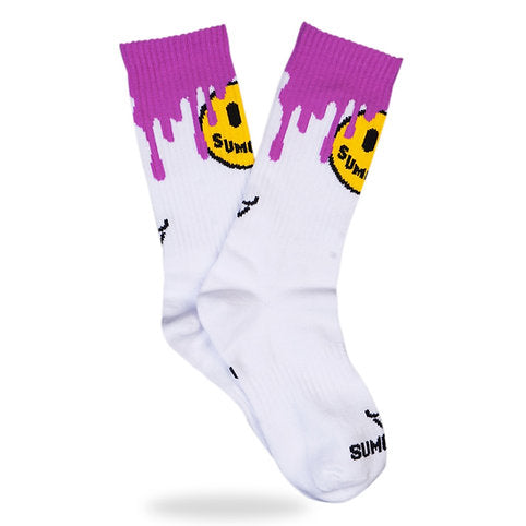 CALZINI SMILE ’N DRIP VIOLET SOCK