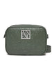 ARMANI EXCHANGE BORSA A TRACOLLA CON FRONTE CON PATTERN LOGO ALLOVER