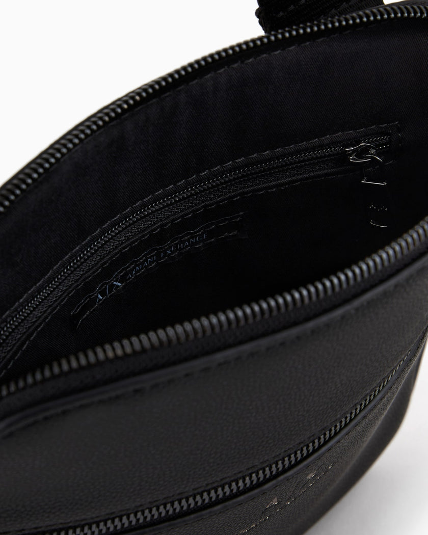 ARMANI EXCHANGE Tracolla flat emi-rigida con tasca