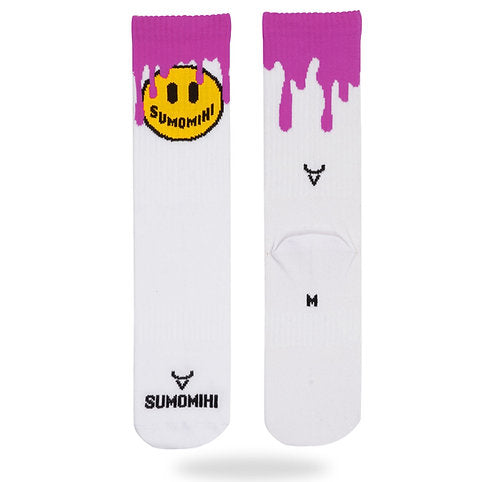 CALZINI SMILE ’N DRIP VIOLET SOCK