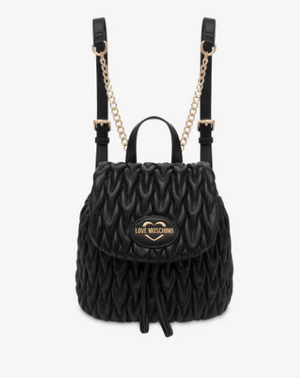 LOVE MOSCHINO Zaino in tessuto morbido
