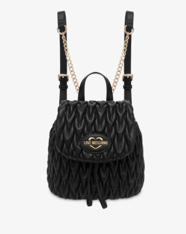 LOVE MOSCHINO Zaino in tessuto morbido