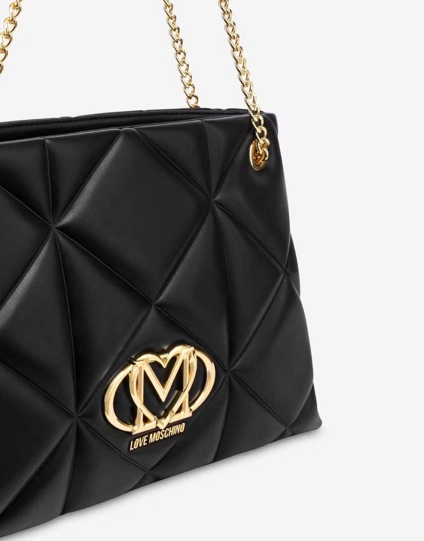 LOVE MOSCHINO Shopper trapuntata Embossed