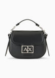 Armani Exchange Mini-bag stondata con monogram logo