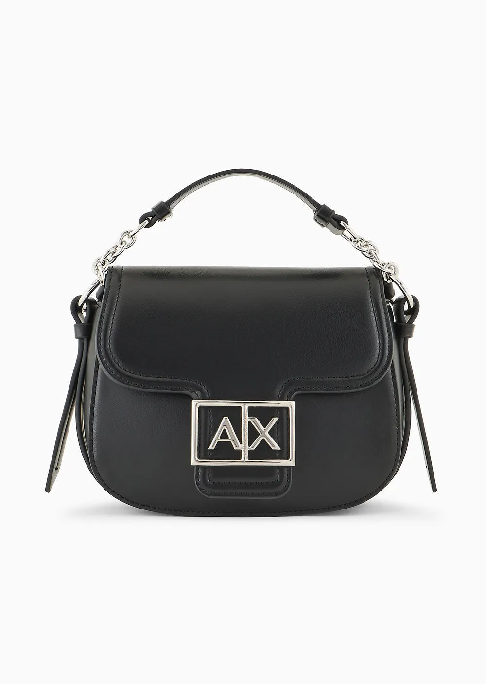 Armani Exchange Mini-bag stondata con monogram logo