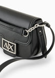 Armani Exchange Mini-bag stondata con monogram logo