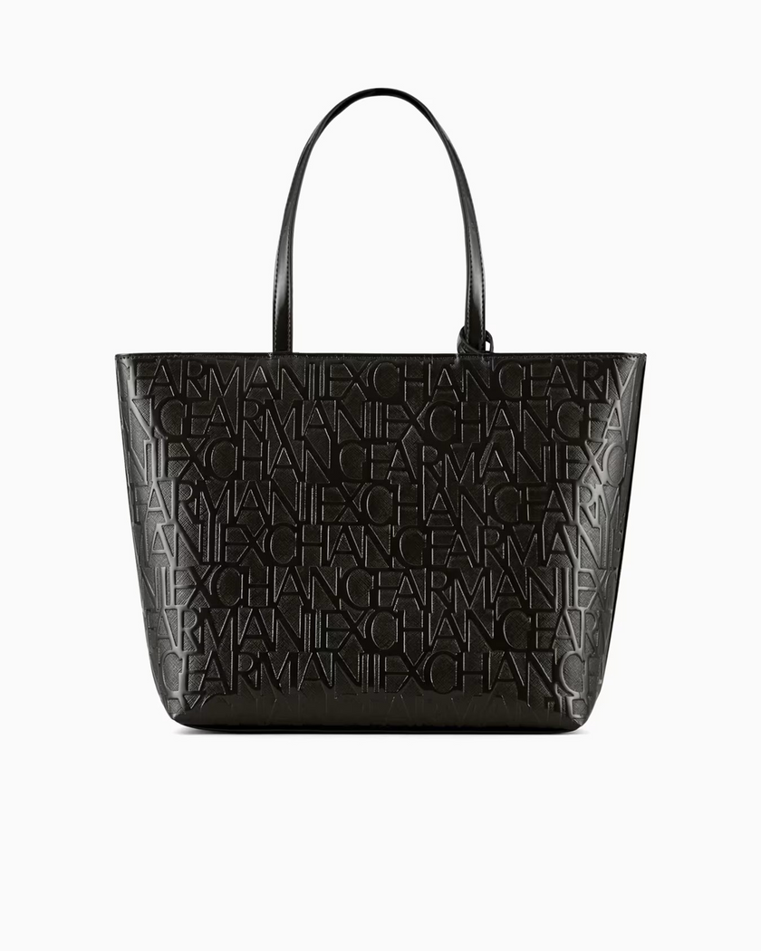 ARMANI EXCHANGE Shopper con Zip Lucido