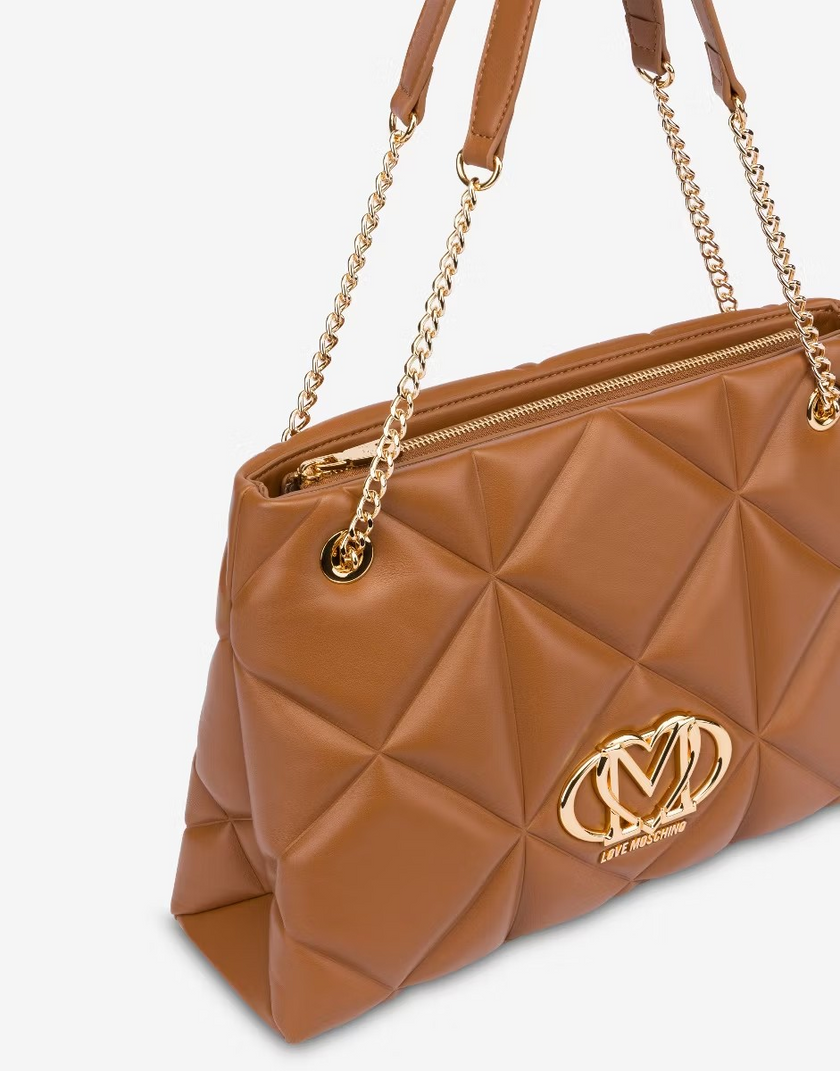 LOVE MOSCHINO Shopper trapuntata Embossed