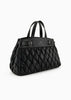 Armani Exchange Borsa tote grande effetto puffy in materiale riciclato ASV