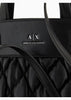 Armani Exchange Borsa tote grande effetto puffy in materiale riciclato ASV