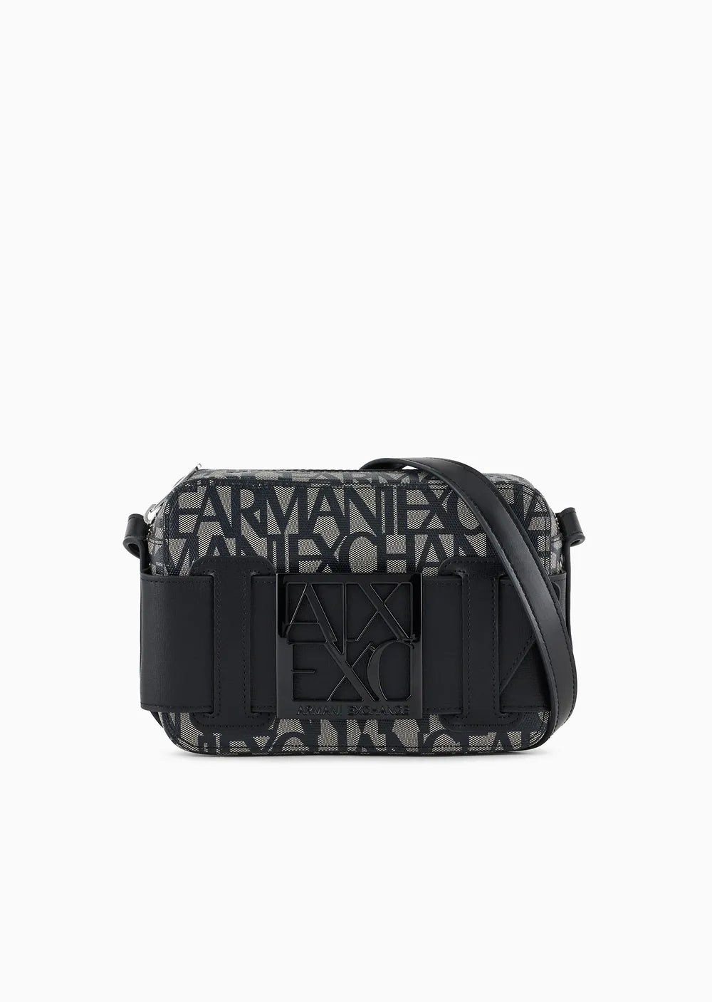 Armani Exchange Borsa camera case con dettaglio a contrasto